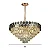 LUSTRE NITROLUX LTR-018 DOURADO Ø800x1200MM CRISTAL METAL E14X16 - Imagem 2