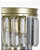 ARANDELA NITROLUX LA-002M 320x200x120MM METAL E CRISTAL E14X1 - Imagem 2