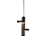 PENDENTE BELLA SID1PD01PT025 7W 50X29X12CM 3000K 910LM - Imagem 1