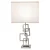 ABAJUR BELLA GL021N BALANCE NICKEL 19X16X48CM 1X40W E27 CUPULA EX2011BR - Imagem 1