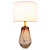 ABAJUR BELLA AME1AB01RX063 AMETISTA ROXO 1XE27 BULBO MAX 40W CUPULA EX2011BR - Imagem 1