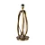 ABAJUR BELLA MI013 VENETO BRONZE 20X54.5CM 1XE27 40W CUPULA AL002W 35,5X50 - Imagem 2