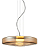 PENDENTE BELLA ART1PD01AB045 ARTSY AMBAR DOURADO 45X11CM 7W 3000K 420LM - Imagem 1