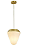 PENDENTE BELLA HOB1PD01OP023 HOB OPALINO/ DOURADO 23X24CM E-27 - Imagem 1