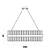 PENDENTE BELLA PLI1PD01TR080 PLISY TRANSPARENTE E DOURADO 1XLED 40W - Imagem 2