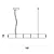 PENDENTE BELLA GLA1PD01TR100 GLACIES TRANSPARENTE E DOURADO 1XLED 20W - Imagem 2