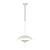 PENDENTE BELLA FLU1PD01BR030 FLUGO BRANCO 30X50CM 1XLED INTEGRADO 10W 3000K 600LM IP20 - Imagem 1