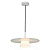 PENDENTE BELLA CAP1PD01OW042 CAPELO OFF-WHITE/LEITOSO 42X25CM 1XLED INTEGRADO 7W 2700K - Imagem 1