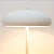 ABAJUR BELLA COQ1AB01BR025  COQUE BRANCO 25X40CM 2XE14 BOLINHA MAX 25W IP20 - Imagem 3