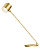 ABAJUR BELLA JOY1AB01DR049 JOY DOURADO 49X51CM 1XG9 - Imagem 1