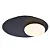 PLAFON BELLA NOB1PS01PT042 NOBILE PRETO/ OPALINO 42X10CM 12W 3000K - Imagem 1