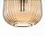 PENDENTE NORDECOR 2915 CANNE ONI E27 OURO CHAMPAGNE - Imagem 4