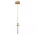 PENDENTE NORDECOR 2766 LED KALU 3W 3000K DOURADO FOSCO - Imagem 3