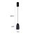 PENDENTE NORDECOR 2858 LED LAJU 7W 3000K PRETO 12X06 - Imagem 4