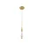 PENDENTE NORDECOR 2409 LED LEAH 3W 3000K DOURADO - Imagem 1