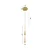 PENDENTE NORDECOR 2409 LED LEAH 3W 3000K DOURADO - Imagem 3
