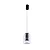 PENDENTE NORDECOR 2697 LED ROZ 2*5W 3000K PRETO - Imagem 1