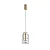 PENDENTE NORDECOR 2698 LED ROZ 2*5W 3000K DOURADO FOSCO - Imagem 1