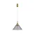 PENDENTE NORDECOR 2695 LED THOM 7W 3000K DOURADO FOSCO - Imagem 1
