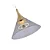 PENDENTE NORDECOR 2695 LED THOM 7W 3000K DOURADO FOSCO - Imagem 3