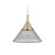 PENDENTE NORDECOR 2695 LED THOM 7W 3000K DOURADO FOSCO - Imagem 2