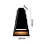 ARANDELA NORDECOR 2614 LED DRIE 6W IP65 3000K PRETO ABS - Imagem 2
