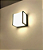 ARANDELA NORDECOR 2464 LED ELION IP65 8W 3000K PRETO ABS - Imagem 2