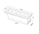SPOT NORDECOR 6792 EMBUTIR DOWNLIGHT POWERUS 35º 10W 4000K IRC>90 BR. - Imagem 2