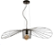 PENDENTE USINA 17192/1 ÁGUILA ARAMADO PRETO Ø600X160MM  E-27 - Imagem 1