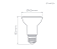 LÂMPADA SAVE ENERGY SE-110.1691 CRYSTAL PAR20 4,8W 4000K >80 40 36° - Imagem 3
