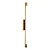 ARANDELA USINA 16516/120 SLIM DOURADO CANOPLA CENTRAL Ø80X1260X130MM 1 T8 LED 120CM - Imagem 1