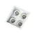 SPOT SAVE ENERGY SE-330.3127 EMBUTIR MR11 QUADRUPLO FACE RECUADA BRANCO GU10 - Imagem 1
