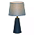 ABAJUR SINDORA DCT00537 METAL CINZA/ CUPULA LINHO CINZA Φ25X43CM E-27 - Imagem 1