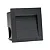 BALIZADOR SAVE ENERGY SE-355.1505 EMBUTIR PRETO 80X80X44MM 1,5W 3000K 60° - Imagem 1
