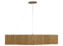 PENDENTE ADRI WCN1201PDIB CANOA MADEIRA 100CM 2XE27 - Imagem 2