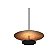 PENDENTE FOX LUSTRES 1008 RADIANCE 50X55CM MADEIRA E ACRÍLICO 3000K - Imagem 1