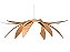 PENDENTE  FOX LUSTRES LÍRIO 15X55X55CM MADEIRA E ACRÍLICO 1XG9 - Imagem 2