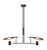 PENDENTE FOX LUSTRES TUNE 110X109X30CM MADEIRA E AÇO CARBONO 2XGU10 - Imagem 3