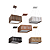 PENDENTE ADRI RQ3002PDML RIPADO QUADRADO 30X30CM 2XE27 - Imagem 2