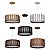 PENDENTE ADRI RR5005PDML RIPADO REDONDO 50X50CM 5XE27 - Imagem 2