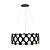 PENDENTE ADRI DR5005PDML RIPADO DIAMANTE 50X50CM 5XE27 - Imagem 1