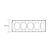 PLAFON ADRI DR5005PFML RIPADO DIAMANTE 50X50CM 5XE27 - Imagem 3