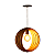 PENDENTE ADRI WF3501PDIB FACES 35X3CM 1XE27 - Imagem 1