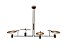 PENDENTE FOX LUSTRES TUNE 110X170X90CM MADEIRA E AÇO CARBONO 4XGU10 - Imagem 3