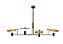 PENDENTE FOX LUSTRES TUNE 110X170X90CM MADEIRA E AÇO CARBONO 4XGU10 - Imagem 4