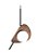 PENDENTE FOX LUSTRES MADAME 54X32X30CM MADEIRA, AÇO CARBONO E VIDRO 1XE27 - Imagem 3