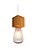 PENDENTE FOX LUSTRES CLEAN 10X7X7CM MADEIRA E MDF 1XE27 - Imagem 3