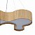 PENDENTE ADRI WS7507PDIB SEMI CILÍNDRICO 75CM 1XE27 - Imagem 2