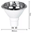 LÂMPADA LUMINATTI LM2628 AR70 LED 4,8W 3000K 127V-220V IRC 90 - Imagem 2
