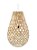 PENDENTE FOX LUSTRES 317 RAIZEN 100X55CM MADEIRA, ACRÍLICO E CABO DE AÇO 1XE27 - Imagem 1